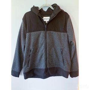 Men's Goodfellow & co Hooded Zip-Up Fleece Jacket.